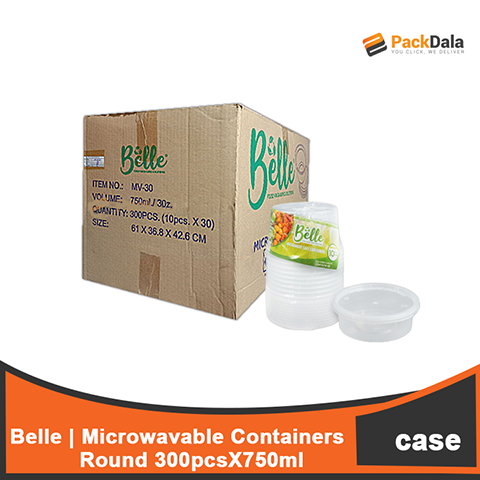 Picture of Belle Microwavable Rnd 750ml MV30 10pcsx30pck nrp CASE