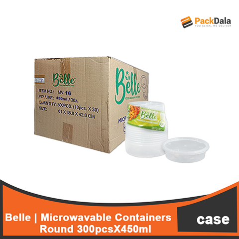 Picture of Belle Microwavable Rnd 450ml MV16 10pcsx30pck nrp CASE