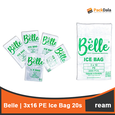 Picture of 3x10 Belle PE Ice Bag 20packsx30ream per sack nrp REAM