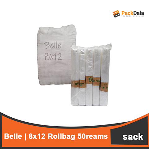 Picture of Belle 8x12 Rollbag Thick Quality 50rmsprsck 5rollsxream nrp SACK