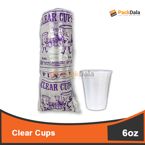 Picture of Clear Cups 6oz 20pckperbag nrp PACK