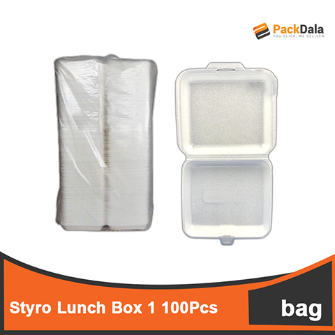 Picture of Styro Lunchbox 1 100pcperbag nrp