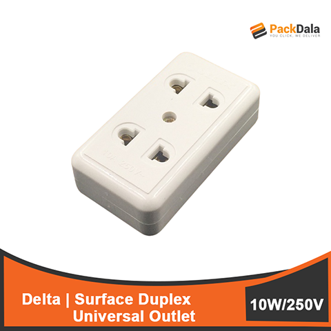 Picture of Delta Surface Duplex Universal Outlet SODU2