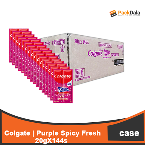 Picture of Colgate Purple Spicy fresh12pcx12tie per cs nrp CASE