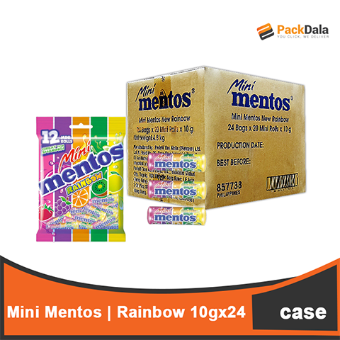 Picture of Mini Mentos Rainbow 20rollx24pck per cs rp CASE