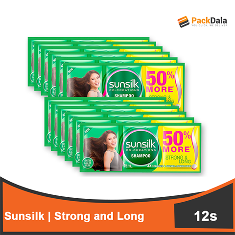 Picture of Sunsilk Shampoo Green Strong and Long 12x24 rp