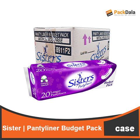 Picture of Sisters Pantyliner Budget Pack 20sheetsx36pckprcs CASE