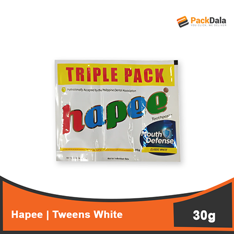 Picture of Hapee Tweens White 12sx12x30g TIE