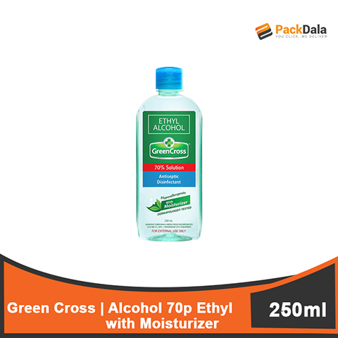 Picture of Green Cross  Alc 70p Ethyl 48x250ml with moist nrp