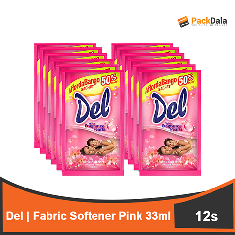 Picture of Del Fabric Softener Pink 12sx28x33ml nrp