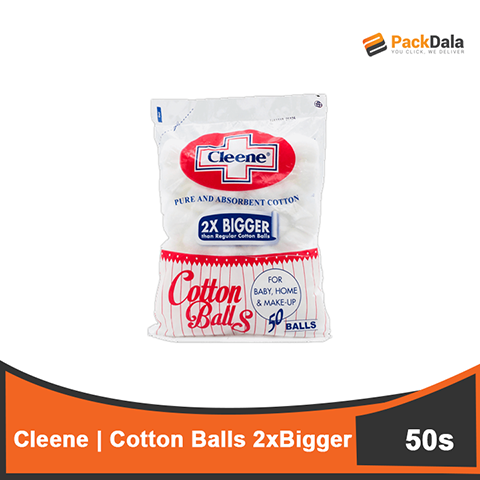 Picture of Cleene Cotton Balls 2xbigger 48x50s  PACK