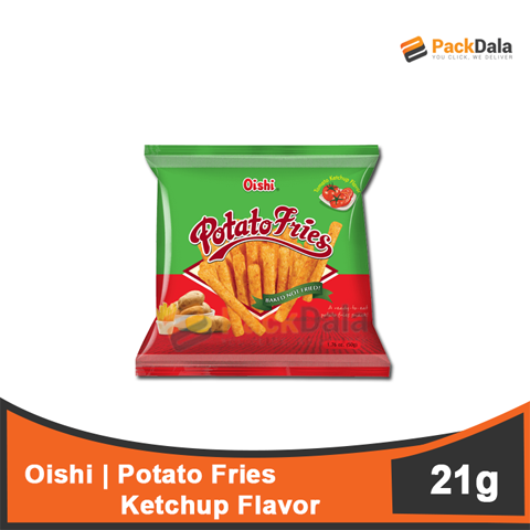 Picture of Oishi Potato Fries Ketchup Flavor 100x21g  rp