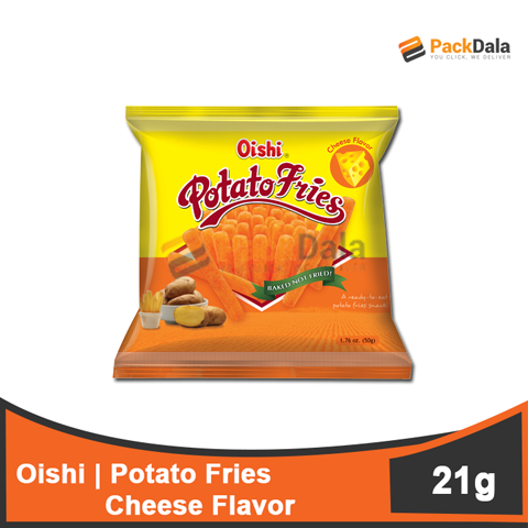 Picture of Oishi Potato Fries Cheese Flavor 100x21g  rp