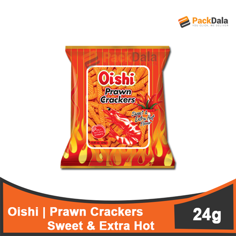 Picture of Oishi Prawn Crackers Sweet & Extra Hot 100x24g  rp