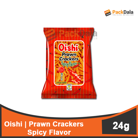 Picture of Oishi Prawn Crackers Spicy Flavor 100x24g  rp