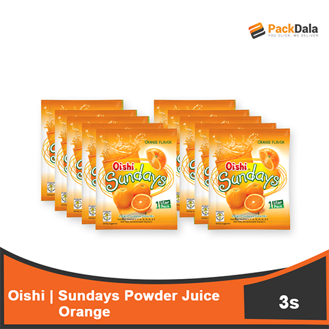 Picture of Oishi Sundays Powder Orange Juice 10sx12x35g