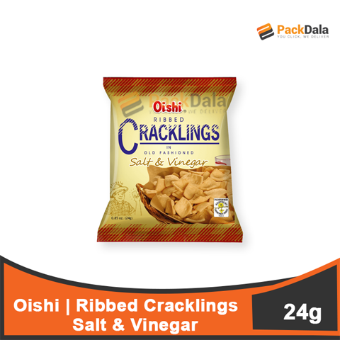 Picture of Oishi Ribbed Crackling Salt & Vinegar 100x24g  rp