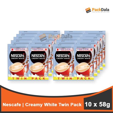 Picture of Nescafe CreamyWhite TwinPack 200x58g or51gx10 TIE