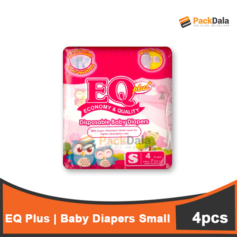 Picture of EQ Plus Baby Diapers Mini Pck S 4sx40 P4MO