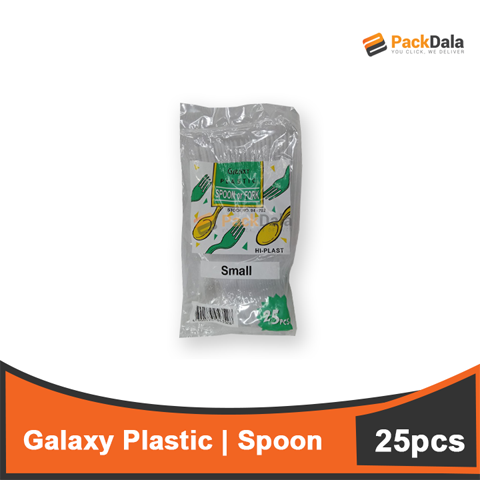 Picture of Galaxy Plastic Spoon Small Transparent 25sx100s nrp PACK