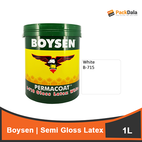 Picture of Boysen Semi Gloss Latex White 1Lx12pcs PCS