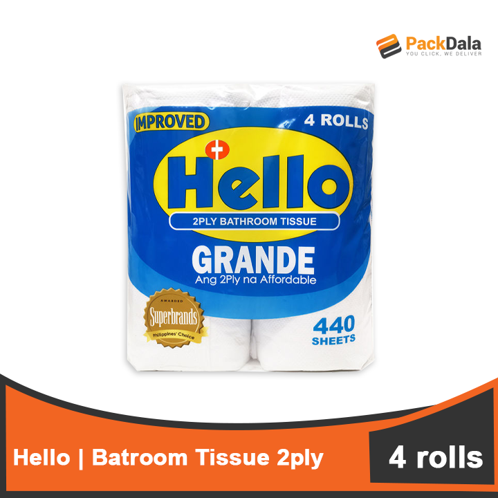 Picture of Hello Bathroom Tissue 2ply 4sx24pck per cs nrp