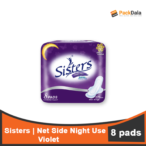 Picture of Sisters Net Side Night Use Violet 8padsx36pckprcs