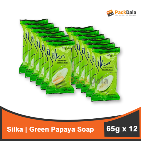 Picture of Silka Papaya Soap Green 12x8 96pc nrp