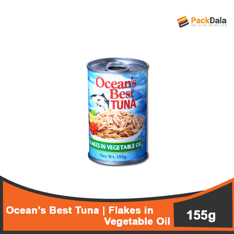 Picture of Ocean Best Tuna Flakes in Oil 48x155g CAN