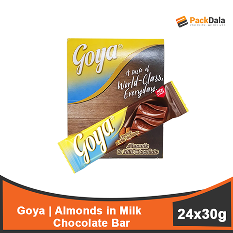 Picture of Goya Bar Almonds 18x24IBx30g