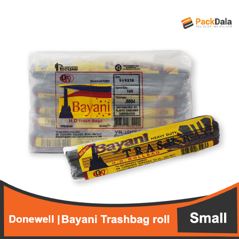 Picture of Bayani Trashbag Sm 9x9x18 5rollperrmx40rmpersck nrp REAM