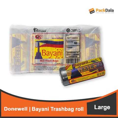 Picture of Bayani Trashbag L 13x13x32 5rollperrmx40rmpersck nrp REAM