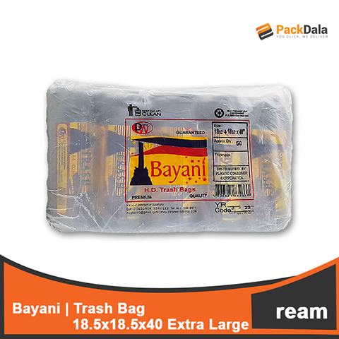 Picture of Bayani Trashbag XXL 18 5x18 5x40 5rollperrmx20rmopersck nrp REAM