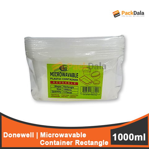 Picture of Dw Microwavable Rect 1000ml 5pcperpckx60pckpercs nrp