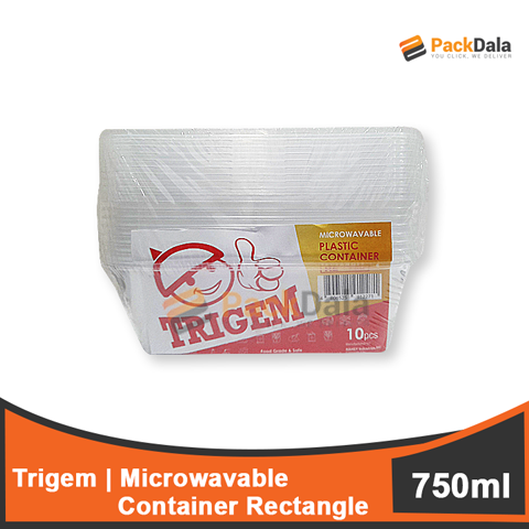 Picture of Trigem Microwavable Rect 750 10pcsx30pack per cs PACK