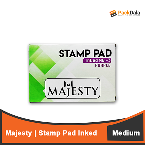 Picture of Stamp Pad Majesty Inked NB3 122mmx84mmx14mm
Purple PCS