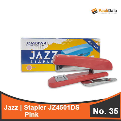 Picture of Stapler Jazz with remover JZ4501 No35 Pink