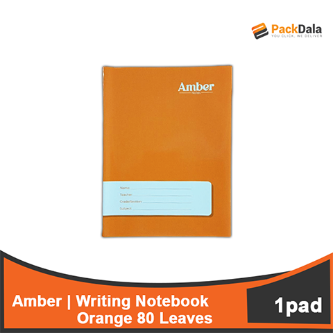 Picture of Amber Writing Notebook  Orange80s 120pcspercase