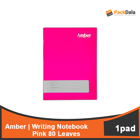 Picture of Amber Writing Notebook  Pink80s 120pcspercase