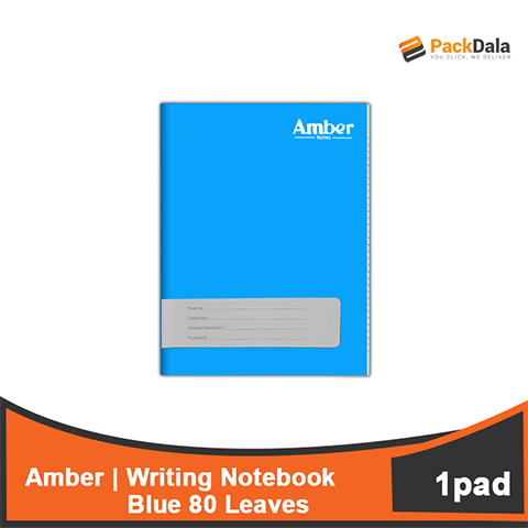 Picture of Amber Writing Notebook  Blue80s 120pcspercase