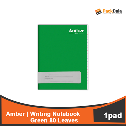 Picture of Amber Writing Notebook  Green80s 120pcspercase