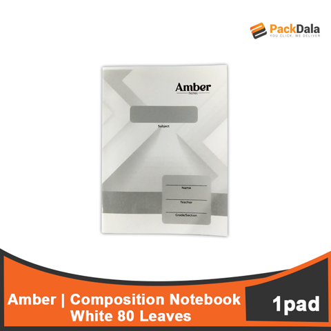 Picture of Composition Notebook Amber 80 White 120pcspercase