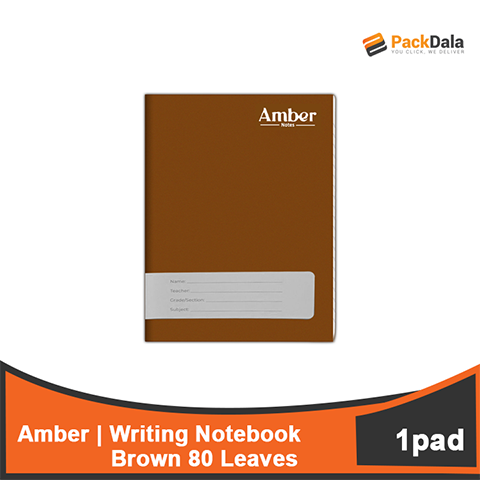 Picture of Amber Writing Notebook  Brown80s 120pcspercase