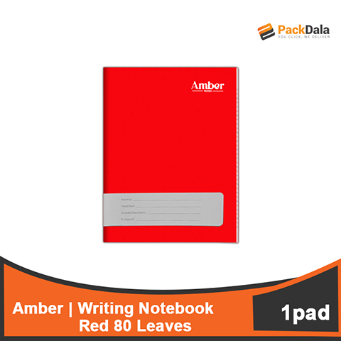 Picture of Amber Writing Notebook  Red80s 120pcspercase