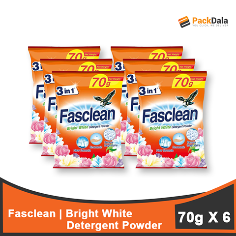 Picture of FasClean Det Powder Bright White 70gx6x20