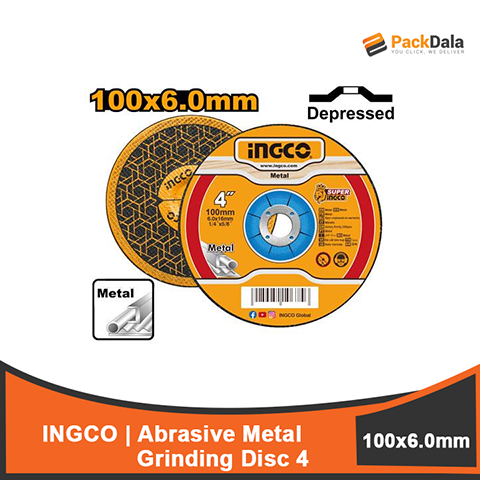 Picture of INGCO Abrasive metal grinding disc 4 inches  MGD601001