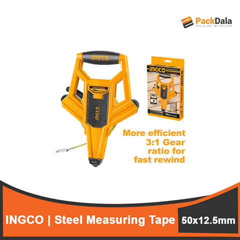 Picture of INGCO Steel Measuring Tape 50m x 12 5 mm HSMT8550