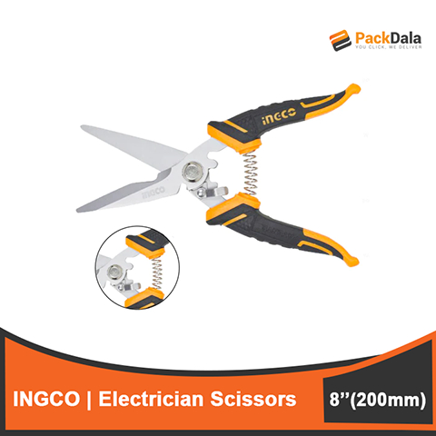 Picture of INGCO Electricians Scissors 200mm 8inch HES0188