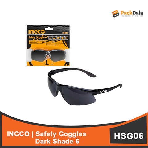 Picture of INGCO Safety Goggles Dark HSG06 For Daily Use