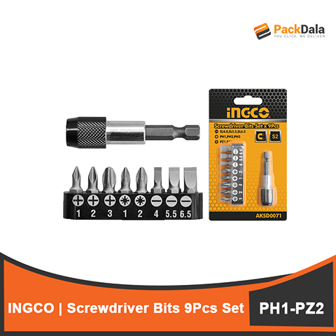 Picture of INGCO 9pcs Screwdriver Bits Set AKSD0071